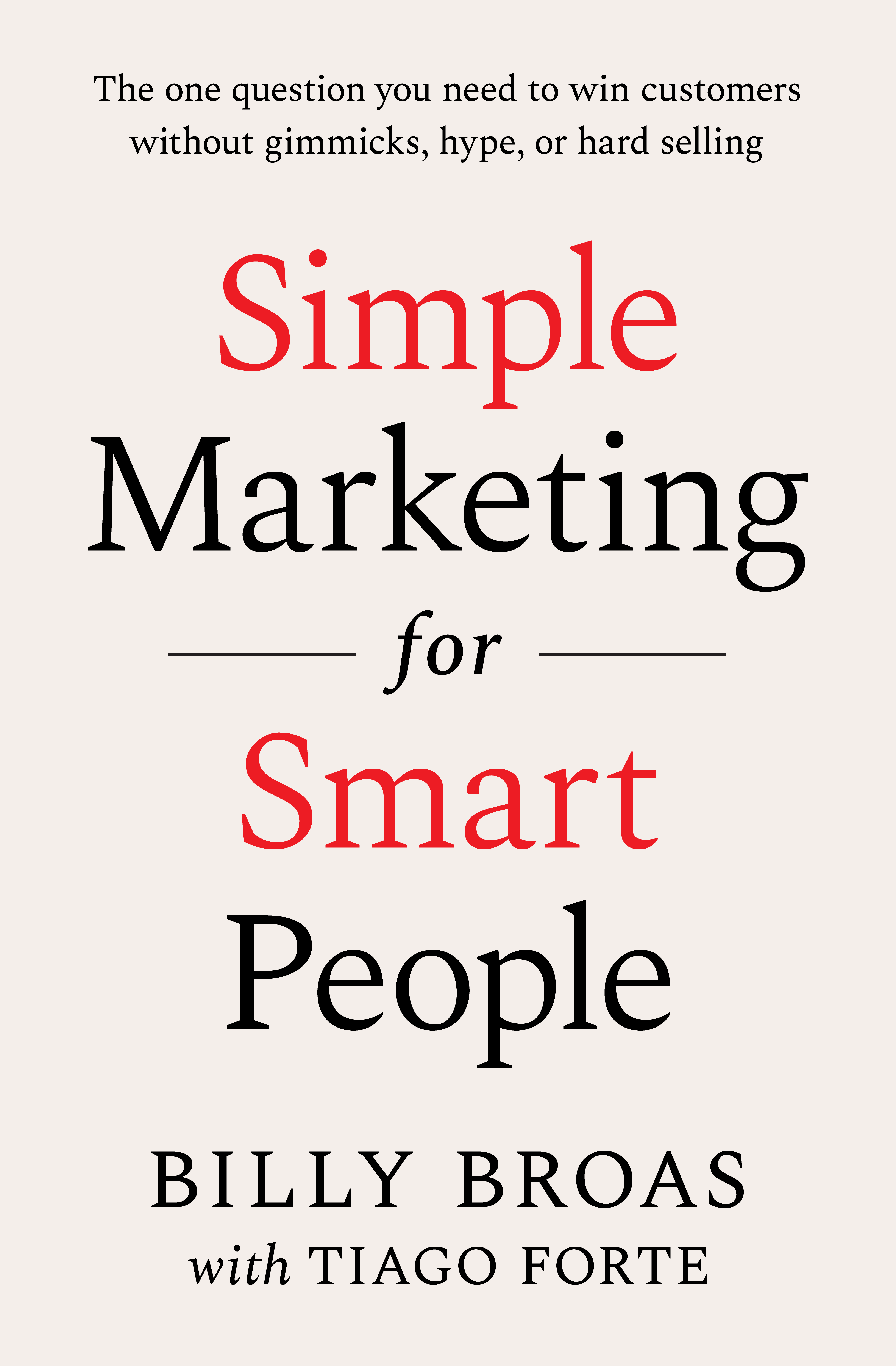 Simple Marketing for Smart People book cover